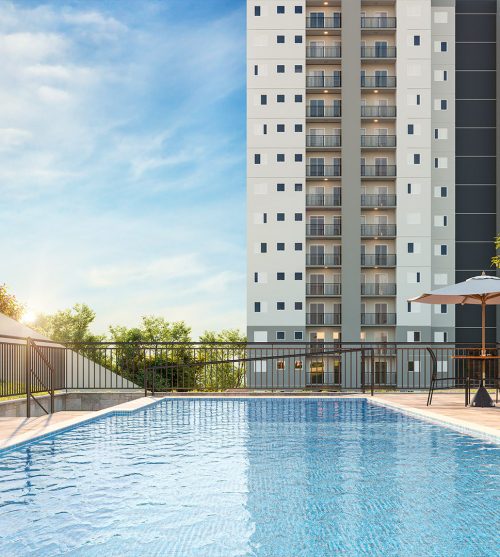 Hype Residencial Perspectiva Piscina